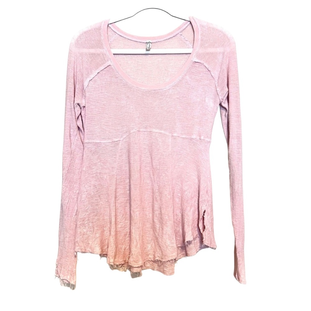 Intimately Free People Distressed Knit Soft Shirt